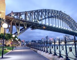 Lais Puzzle - Sydney Harbour Bridge bei einem wunderschönen Sonnenuntergang, NSW - Australien - 40, 100, 200, 500, 1.000 & 2.000 Teile