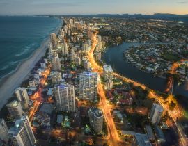 Lais Puzzle - Gold Coat Skyline in Queensland, Australien - 40, 100, 200, 500, 1.000 & 2.000 Teile