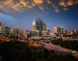 Lais Puzzle - Skyline von Perth mit dem zentralen Geschäftsviertel der Stadt - 40, 100, 200, 500, 1.000 & 2.000 Teile