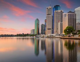 Lais Puzzle - Brisbane. Stadtbild der Skyline von Brisbane bei Sonnenaufgang in Australien - 40, 100, 200, 500, 1.000 & 2.000 Teile