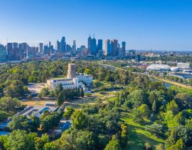 Lais Puzzle - Skyline von Melbourne mit Regierungsgebäude, Australien - 40, 100, 200, 500, 1.000 & 2.000 Teile