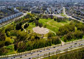 Lais Puzzle - Park in der Stadt, Minsk, Weißrussland Ansicht von oben - 1.000 Teile