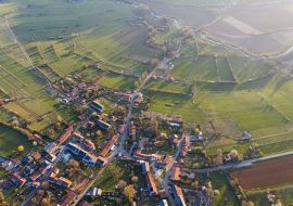 Lais Puzzle - Luftaufnahme des Dorfes Torgny, Wallonien, Gaume, Belgien - 1.000 Teile