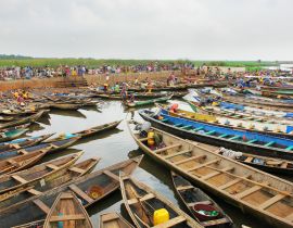 Lais Puzzle - Seedorf Ganvie am Nokoué-See in der Nähe von Cotonou, Benin - 40, 100, 200, 500, 1.000 & 2.000 Teile
