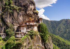 Lais Puzzle - Blick auf das Taktsang-Kloster oder das Tigernest-Kloster in Paro, Bhutan - 1.000 Teile