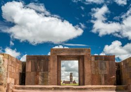 Lais Puzzle - Statue El Fraile in den Ruinen von Tiahuanacu, Bolivien - 1.000 Teile