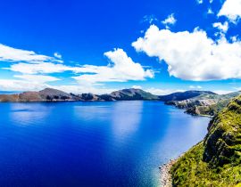 Lais Puzzle - Blick auf abgelegene Landschaft auf der Isla del Sol am Titicacasee - Bolivien - 40, 100, 200, 500, 1.000 & 2.000 Teile
