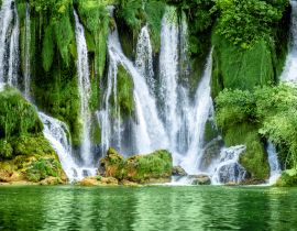 Lais Puzzle - Kravica-Wasserfall, Bosnien und Herzegowina - 40, 100, 200, 500, 1.000 & 2.000 Teile