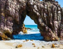 Lais Puzzle - Pedra Furada, steinerne Naturtore am Strand, Jericoacoara, Brasilien - 40, 100, 200, 500, 1.000 & 2.000 Teile