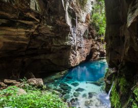 Lais Puzzle - Encanto Azul (Blaue Verzauberung) - Natürlicher See in Riachao, Maranhao, Brasilien - 40, 100, 200, 500, 1.000 & 2.000 Teile