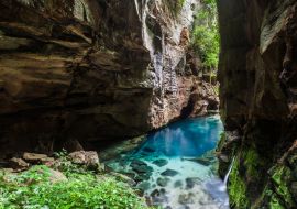 Lais Puzzle - Encanto Azul (Blaue Verzauberung) - Natürlicher See in Riachao, Maranhao, Brasilien - 1.000 Teile