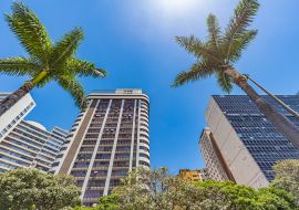 Lais Puzzle - Belo Horizonte, Minas Gerais, Brasilien. Gebäude und Himmel - 1.000 Teile