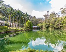 Lais Puzzle - Brumadinho, Minas Gerais, Brasilien. Blick auf die Inhotim Gärten und den See - 40, 100, 200, 500, 1.000 & 2.000 Teile