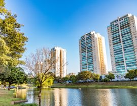 Lais Puzzle - Stadtpark von Ribeirao Preto, auch bekannt als The Arts Park. Die Stadt liegt auf dem Land in Brasilien. Staat Sao Paulo - 40, 100, 200, 500, 1.000 & 2.000 Teile