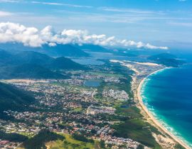 Lais Puzzle - Stadt Florianapolis mit Strand und Bergen - 40, 100, 200, 500, 1.000 & 2.000 Teile