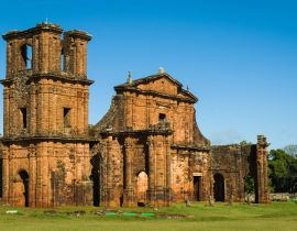 Lais Puzzle - Teil der UNESCO-Stätte - Jesuitenmissionen der Guaranis: Kirche, Ruinen von Sao Miguel das Missoe, Rio Grande do Sul, Brasilien - 40, 100, 200, 500, 1.000 & 2.000 Teile