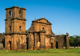 Lais Puzzle - Teil der UNESCO-Stätte - Jesuitenmissionen der Guaranis: Kirche, Ruinen von Sao Miguel das Missoe, Rio Grande do Sul, Brasilien - 1.000 Teile