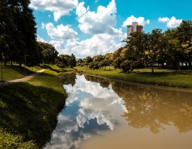 Lais Puzzle - Panoramablick auf den Ökologischen Park (Parque Ecologico) in Indaiatuba, Brasilien - 40, 100, 200, 500, 1.000 & 2.000 Teile