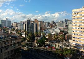 Lais Puzzle - Teilansicht der Stadt Porto Alegre, im Süden Brasiliens - 1.000 Teile