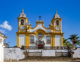 Lais Puzzle - Die koloniale Hauptkirche des Heiligen Antonius, Tiradentes, Minas Gerais, Brasilien - 40, 100, 200, 500, 1.000 & 2.000 Teile