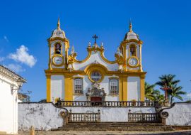 Lais Puzzle - Die koloniale Hauptkirche des Heiligen Antonius, Tiradentes, Minas Gerais, Brasilien - 1.000 Teile