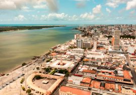 Lais Puzzle - Luftaufnahme mit Drohne von der Stadt Aracaju in Sergipe Brasilien - 1.000 Teile