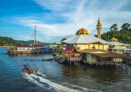 Lais Puzzle - Das Wasserdorf Kampong Ayer in Bandar Seri Begawan, Brunei - 1.000 Teile