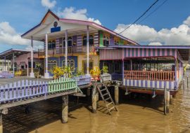 Lais Puzzle - Haus im Wasserdorf Kampong Ayer in Bandar Seri Begawan, der Hauptstadt von Brunei - 1.000 Teile