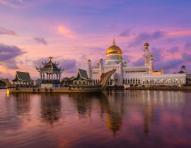 Lais Puzzle - Omar Ali Saifuddien Moschee in Bandar Seri Begawan, Brunei Darussalam - 40, 100, 200, 500, 1.000 & 2.000 Teile