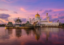 Lais Puzzle - Omar Ali Saifuddien Moschee in Bandar Seri Begawan, Brunei Darussalam - 1.000 Teile