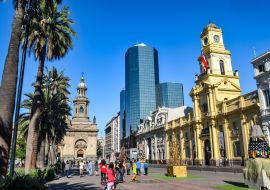 Lais Puzzle - Historische Gebäude auf der Plaza de Armas, Santiago, Chile - 1.000 Teile