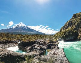 Lais Puzzle - Saltos del Petrohue Wasserfälle und Vulkan Osorno - Region Los Lagos, Chile - 40, 100, 200, 500, 1.000 & 2.000 Teile