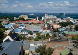 Lais Puzzle - Die Stadt Punta Arenas in der Region Magallanes und Chilenische Antarktis - 1.000 Teile