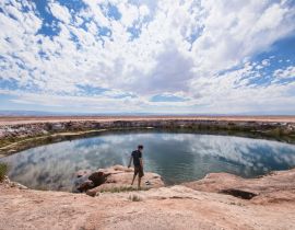 Lais Puzzle - Süßwasserbecken Ojos de Salar in der Wüste, San Pedro de Atacama, Chile - 40, 100, 200, 500, 1.000 & 2.000 Teile