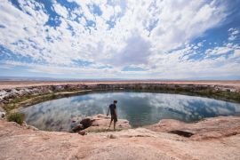 Lais Puzzle - Süßwasserbecken Ojos de Salar in der Wüste, San Pedro de Atacama, Chile - 2.000 Teile