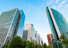 Lais Puzzle - Nueva Las Condes, der neue Finanzdistrikt in Santiagode Chile, Heimat von hochwertigen Firmengebäuden in der Calle Alonso de Cordova - 1.000 Teile