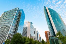 Lais Puzzle - Nueva Las Condes, der neue Finanzdistrikt in Santiagode Chile, Heimat von hochwertigen Firmengebäuden in der Calle Alonso de Cordova - 2.000 Teile