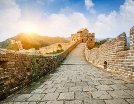 Lais Puzzle - Große Mauer bei Sonnenschein während des Sonnenuntergangs, in Peking, China - 40, 100, 200, 500, 1.000 & 2.000 Teile
