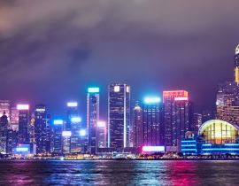 Lais Puzzle - Skyline von Hongkong bei Nacht - 40, 100, 200, 500, 1.000 & 2.000 Teile