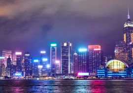 Lais Puzzle - Skyline von Hongkong bei Nacht - 1.000 Teile