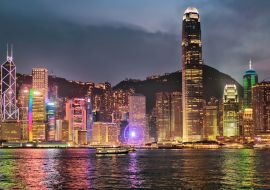 Lais Puzzle - Skyline im Victoria-Hafen in Hongkong HK - 1.000 Teile