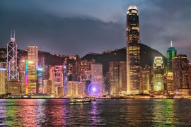 Lais Puzzle - Skyline im Victoria-Hafen in Hongkong HK - 2.000 Teile