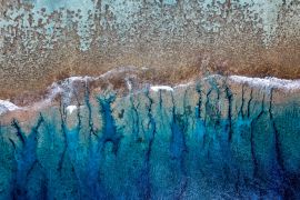 Lais Puzzle - Luftaufnahme der Wellen am Riff der Cook-Inseln in Polynesien - 2.000 Teile