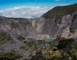 Lais Puzzle - Schöner Blick aus der Luft auf den Vulkan Irazu in Costa Rica - 40, 100, 200, 500, 1.000 & 2.000 Teile