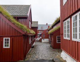 Lais Puzzle - Holzhäuser in Tinganes, Torshavn Färöer Inseln - 40, 100, 200, 500, 1.000 & 2.000 Teile