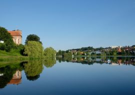 Lais Puzzle - Schloss Koldinghus (li.) am Slotsee in Kolding - 1.000 Teile