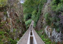 Lais Puzzle - Hohe Treppe. Jons Kapel Klippen, Bornholm, Dänemark - 1.000 Teile