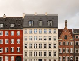 Lais Puzzle - farbenfrohe Altbauhäuser in der Stadt Kopenhagen - 40, 100, 200, 500, 1.000 & 2.000 Teile