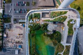 Lais Puzzle - Amager Bakke, Copenhill Waste-to-Energy Power Plant in Kopenhagen, Dänemark mit dem Skigebiet auf dem Dach - 2.000 Teile