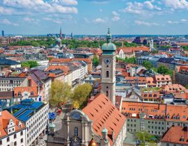 Lais Puzzle - Skyline des Münchner Stadtzentrums - 40, 100, 200, 500, 1.000 & 2.000 Teile